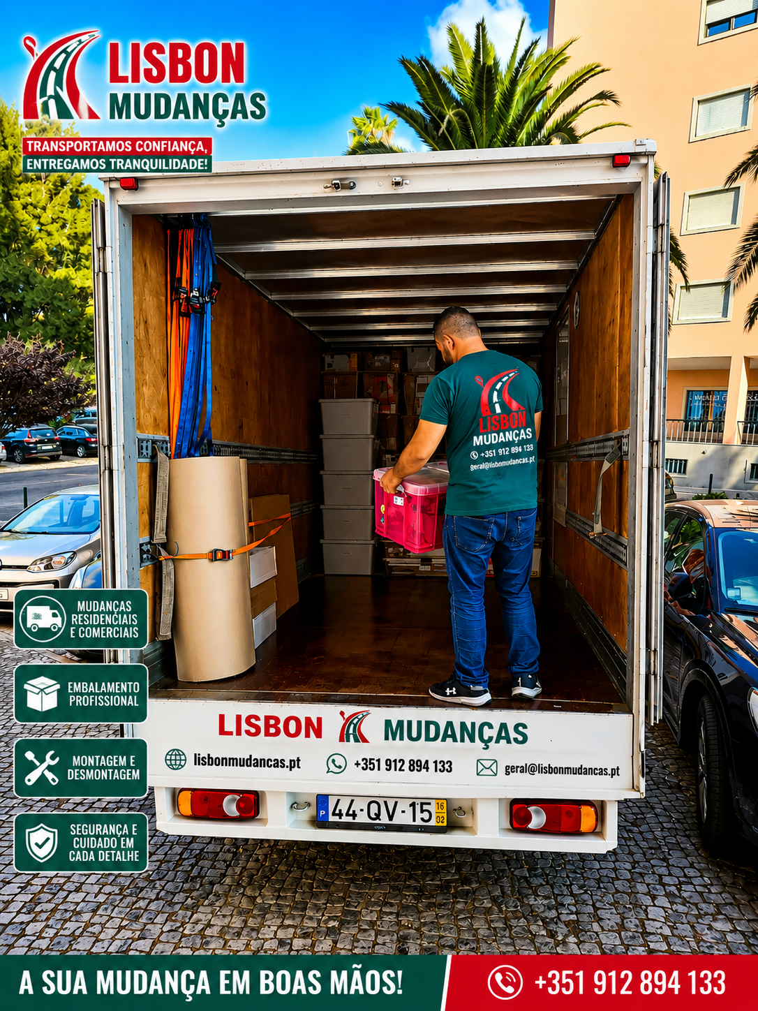 Lisbon mudanças - Seixal - Möbeltransport
