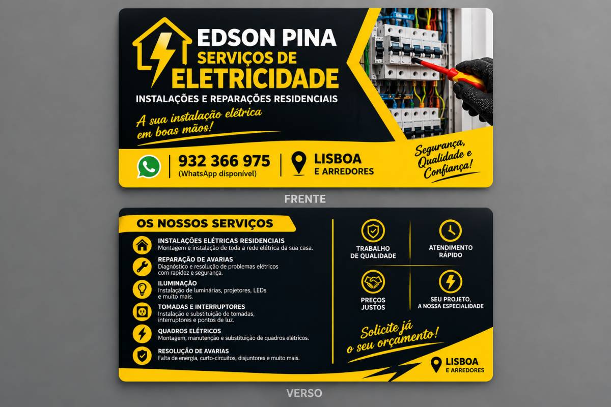 Edson Fernandes - Amadora - Installation d'interrupteurs et de prises