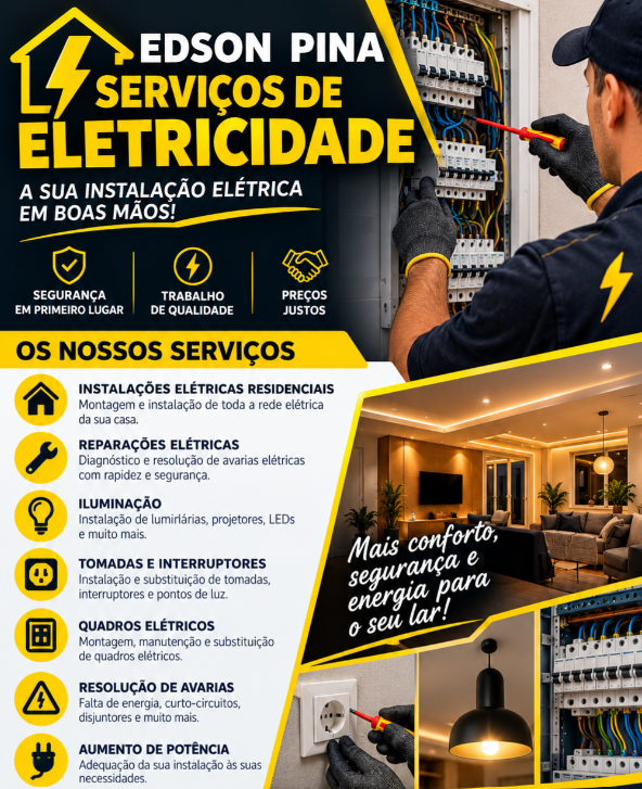 Edson Fernandes - Amadora - Réparation d'interrupteurs et de prises