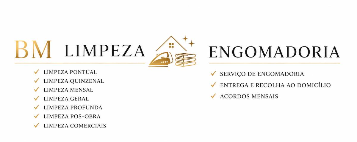 BM Limpeza Engomadoria - Almada - Limpeza a Fundo