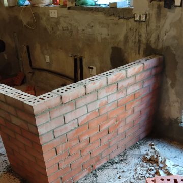 J.B construções - Covilhã - Adición de pared interior