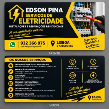 Edson Fernandes - Amadora - Installation d'interrupteurs et de prises
