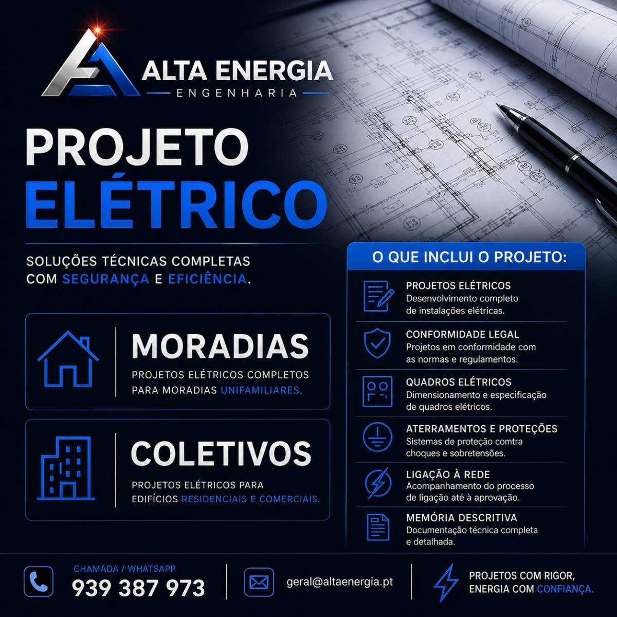 Alta Energia - Engenharia - Vila Franca de Xira - Desenho Técnico e de Engenharia