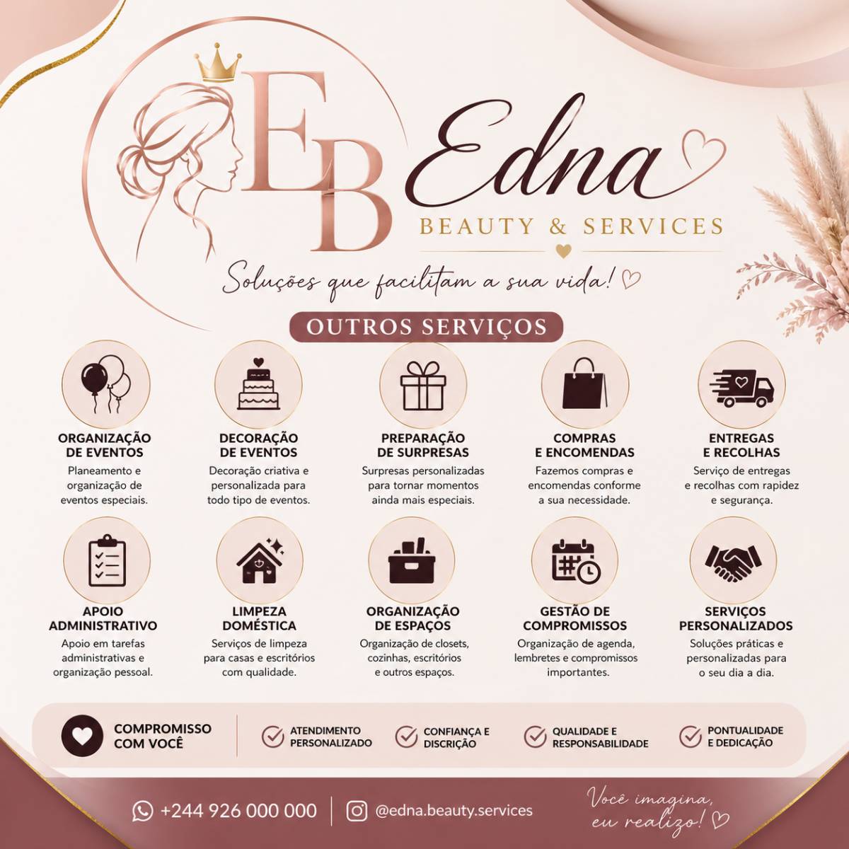 Edna Beauty Cervices - Corvo - Corporate Party Planning