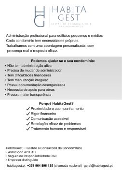 HabitaGest - Gestão de condomínios - Resposta rápida * Gestão Transparente - Sintra - Versicherungsvertreter und -vermittler