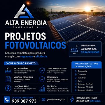 Alta Energia - Engenharia - Vila Franca de Xira - Autocad e Modelação 3D