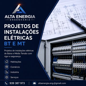 Alta Energia - Engenharia - Vila Franca de Xira - Desenho Técnico