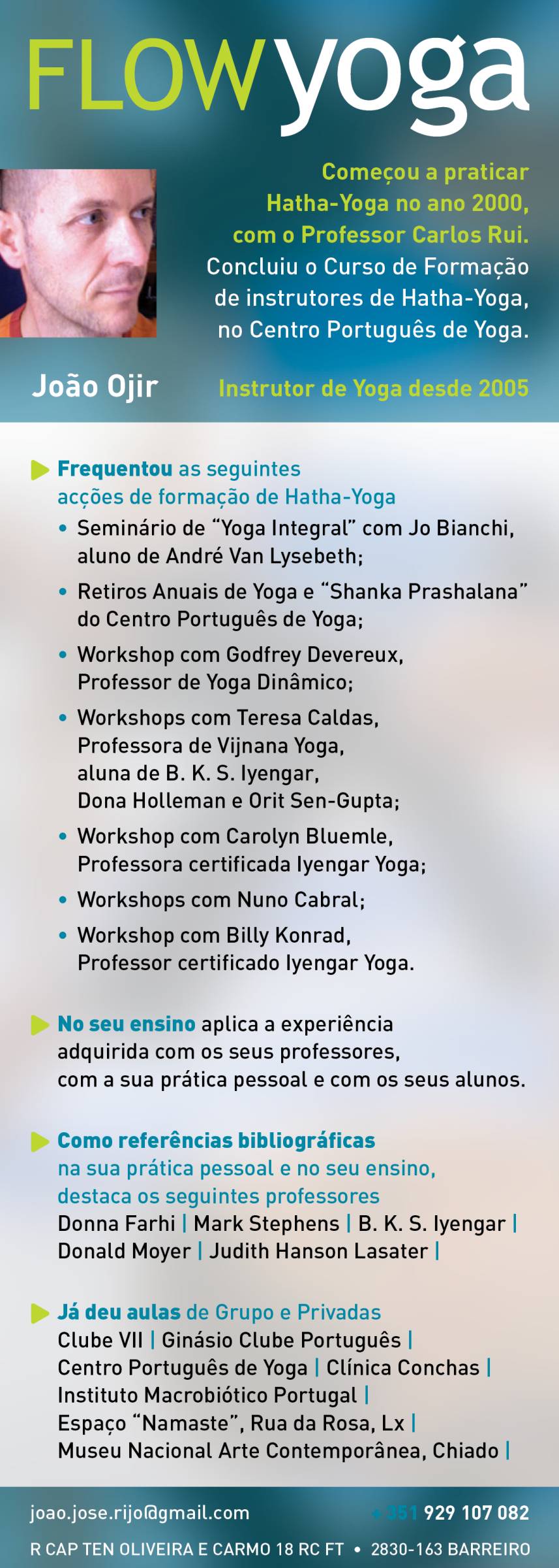 João Ojir - Barreiro - Yoga