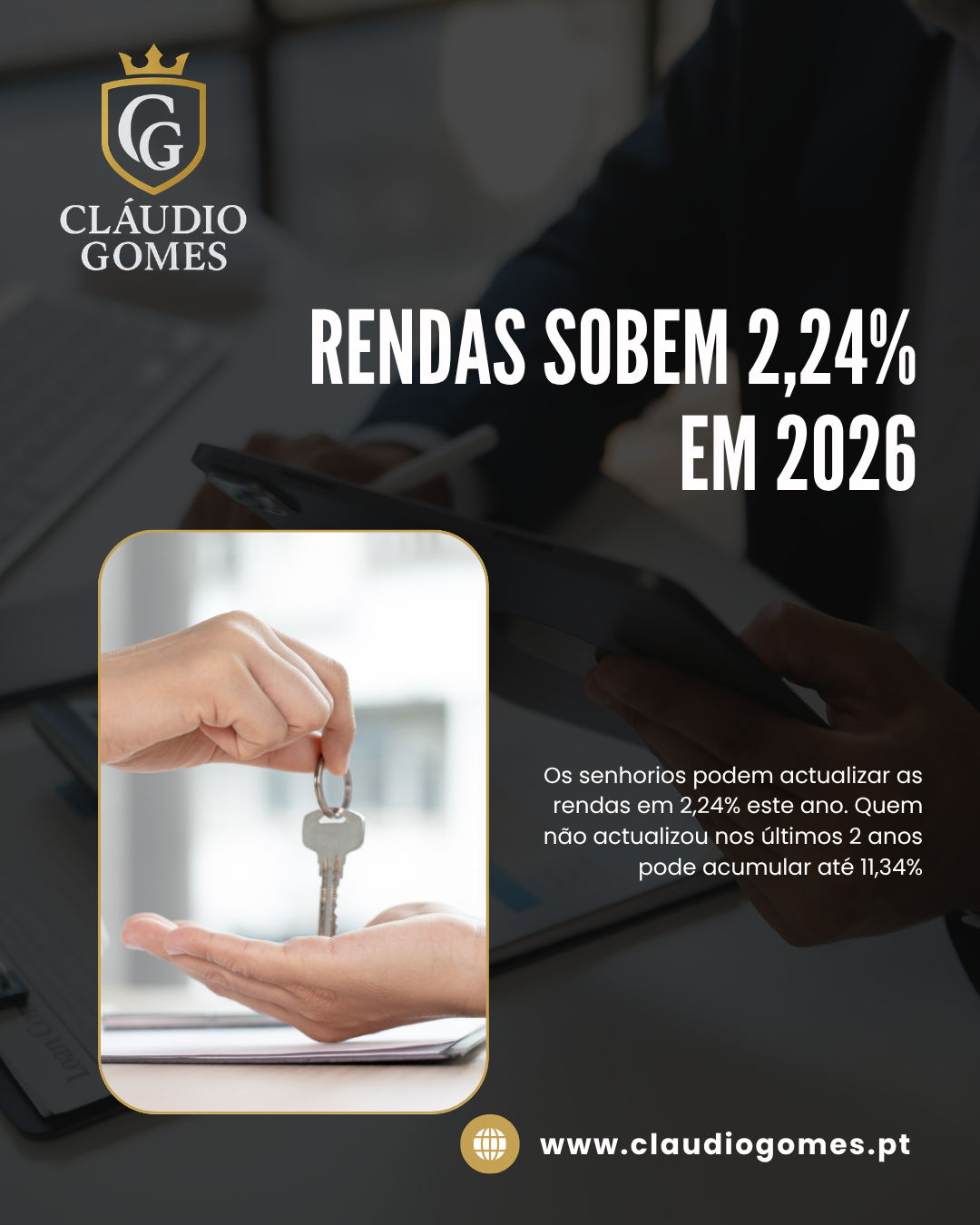 Cláudio Gomes | Seguros, Crédito, Imobiliária & Consultoria - Odivelas - Imobiliário