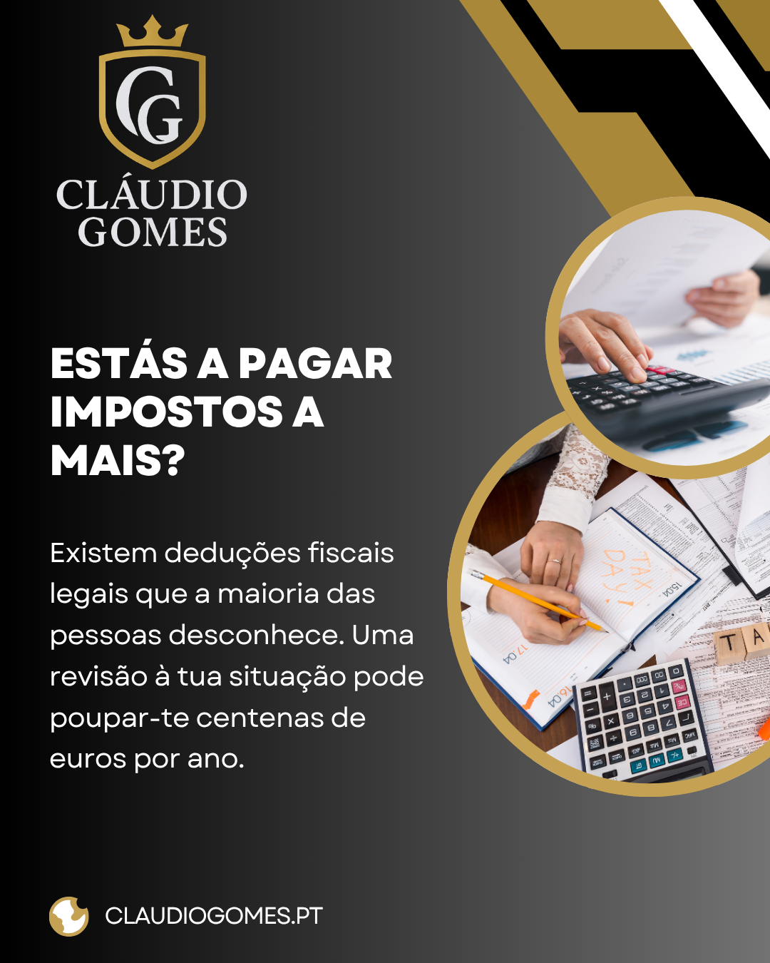 Cláudio Gomes | Seguros, Crédito, Imobiliária & Consultoria - Odivelas - Consultoria Financeira