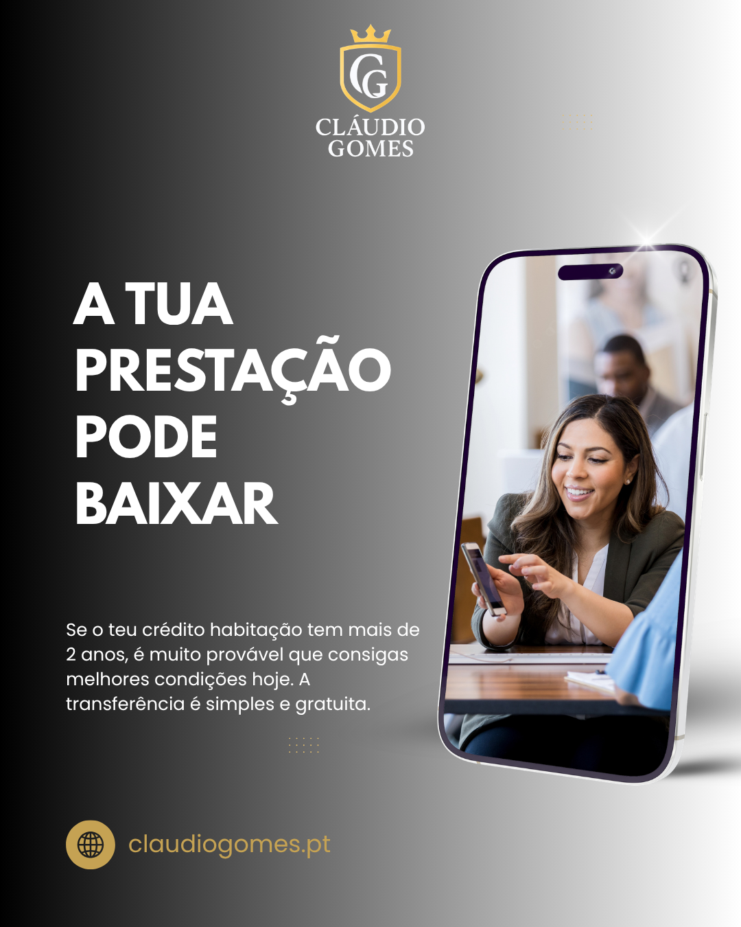 Cláudio Gomes | Seguros, Crédito, Imobiliária & Consultoria - Odivelas - Serviço de Agente Imobiliário