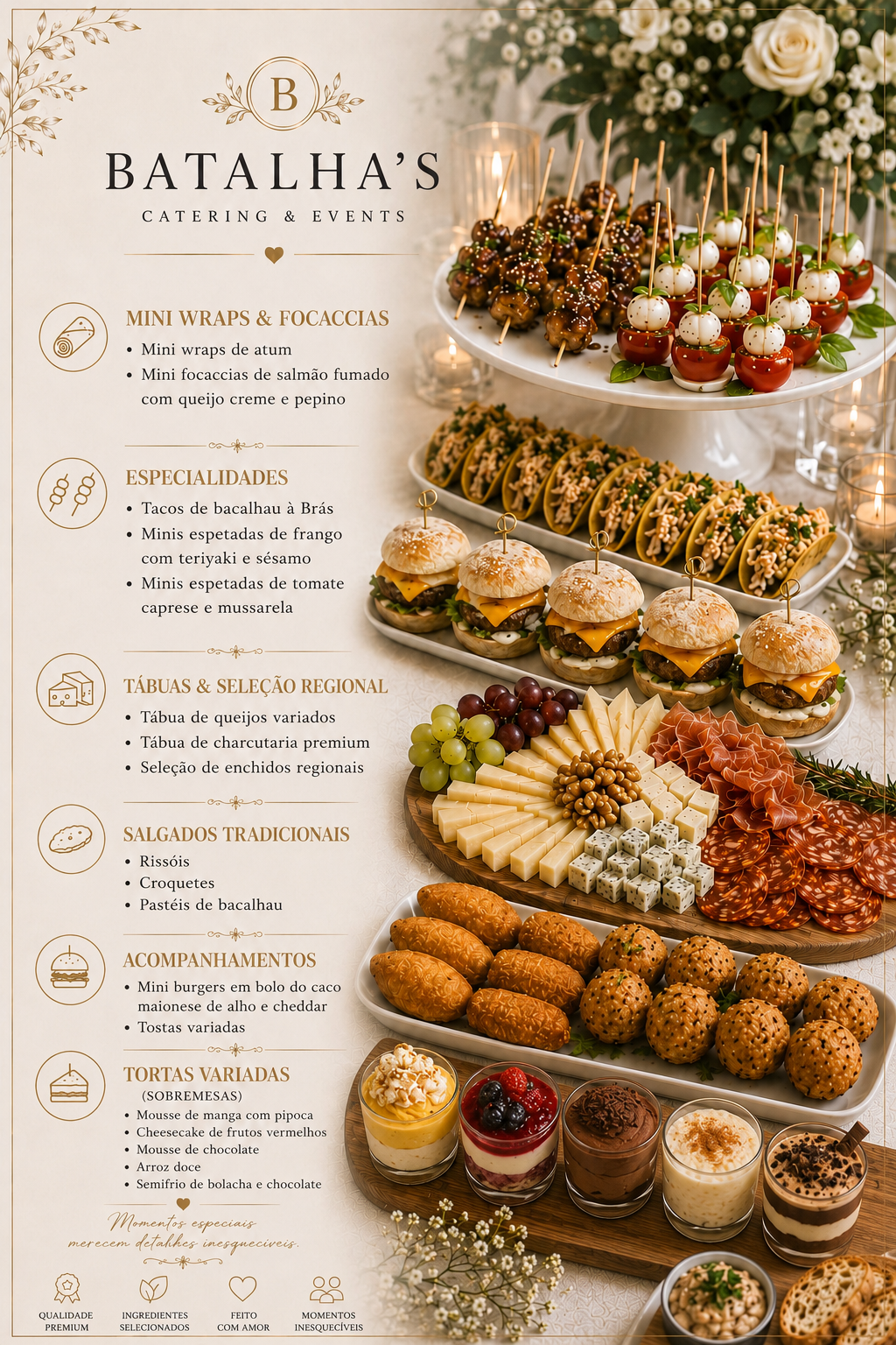 João Batalha das Neves - Lisboa - Serviço de Catering para Casamentos
