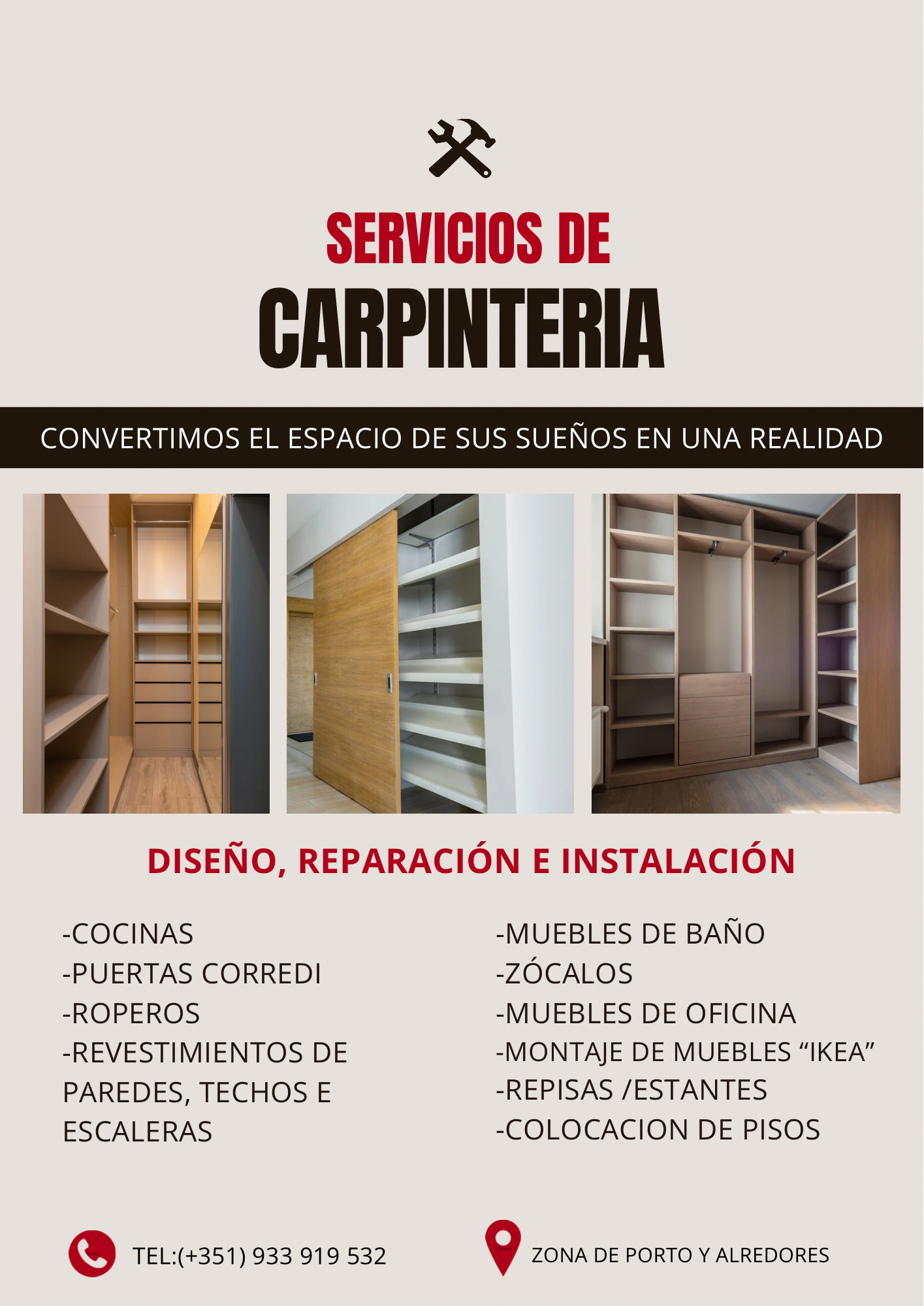 Lautaro Murua - Matosinhos - Schrank umbauen