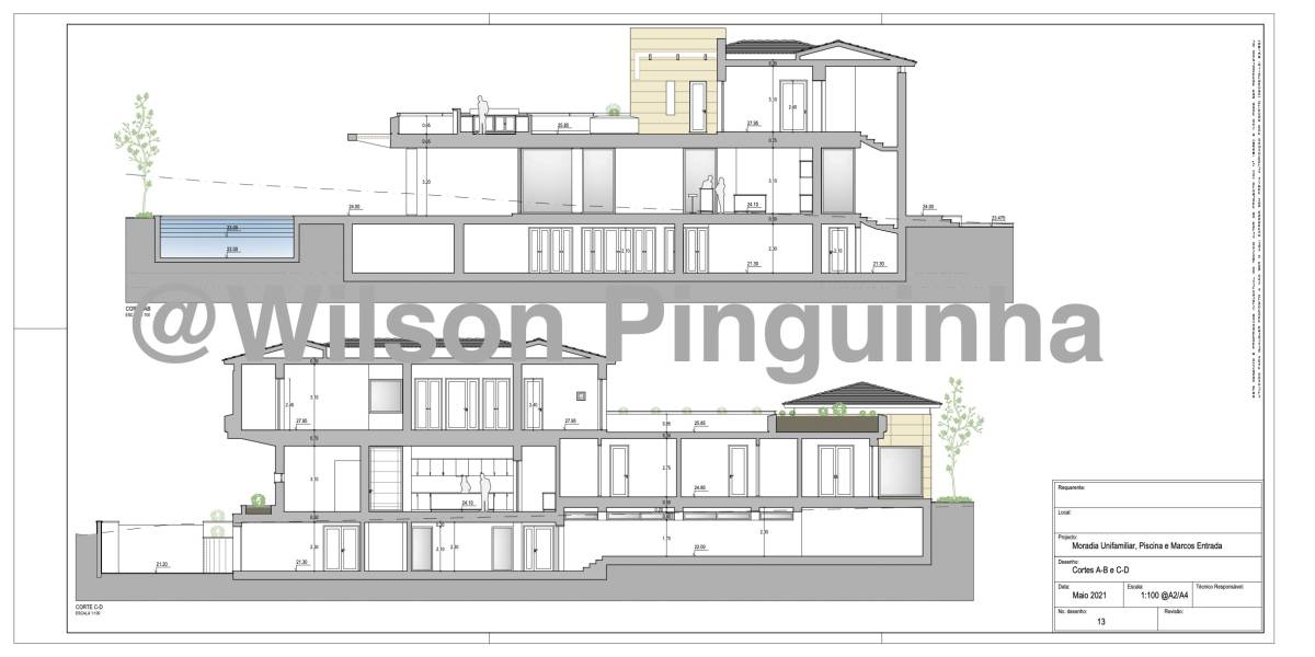 Wilson Pinguinha - Faro - Dessin technique