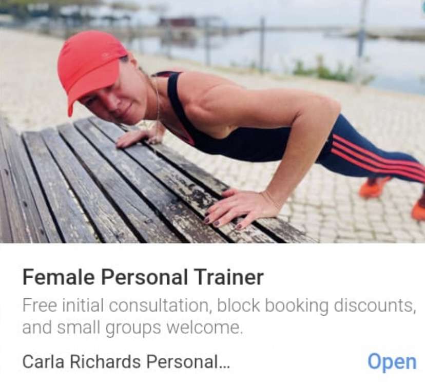 Carly Richards - Tavira - Personal Training