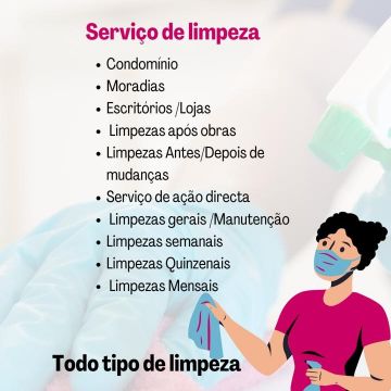 Eunice Gonçalves - Setúbal - Limpeza a Fundo