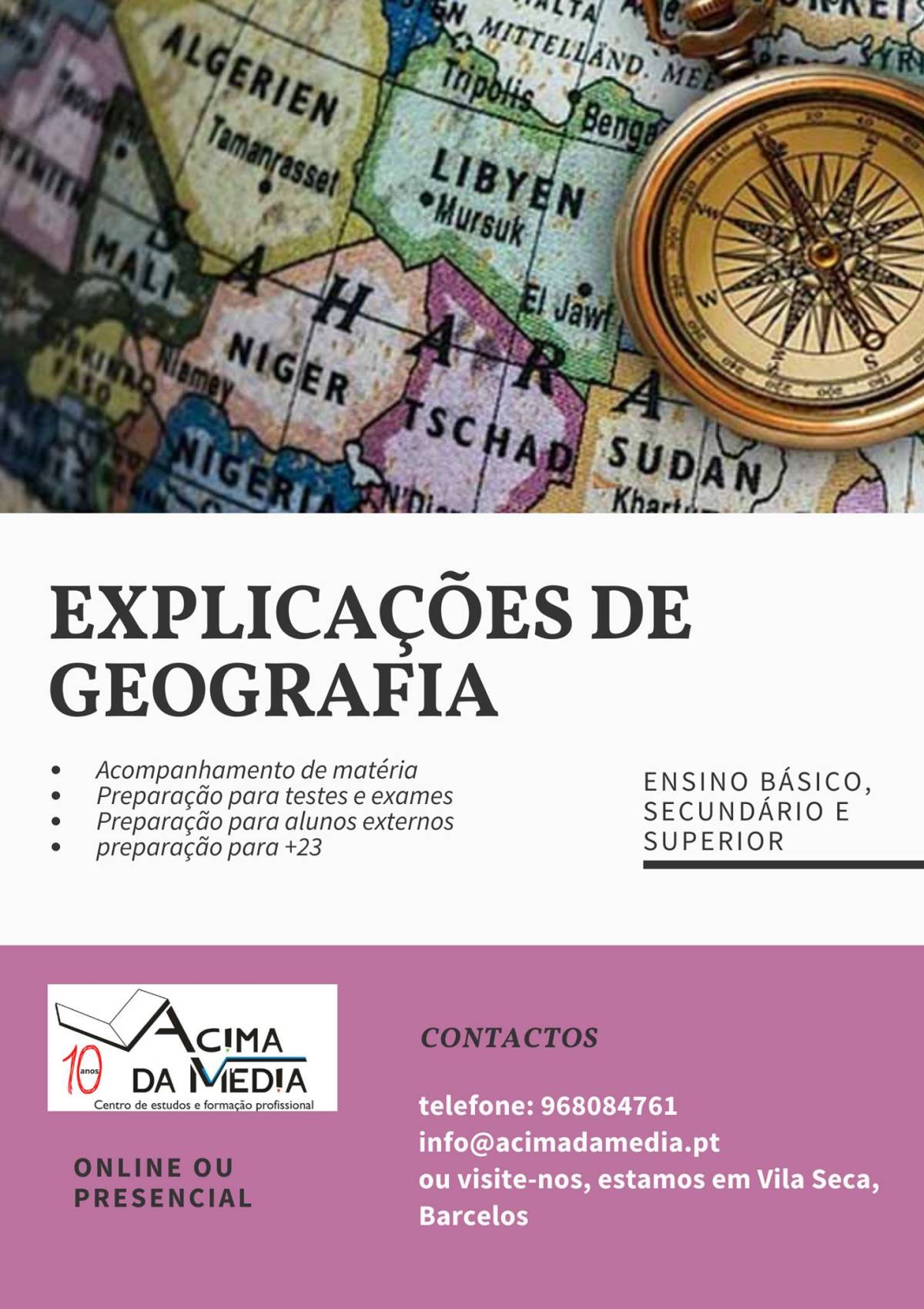 Centro de estudos Acima da Média - Barcelos - Clases de italiano