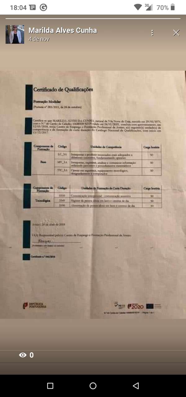 Marilda Auxiliar de saúde - Águeda - Babysitting