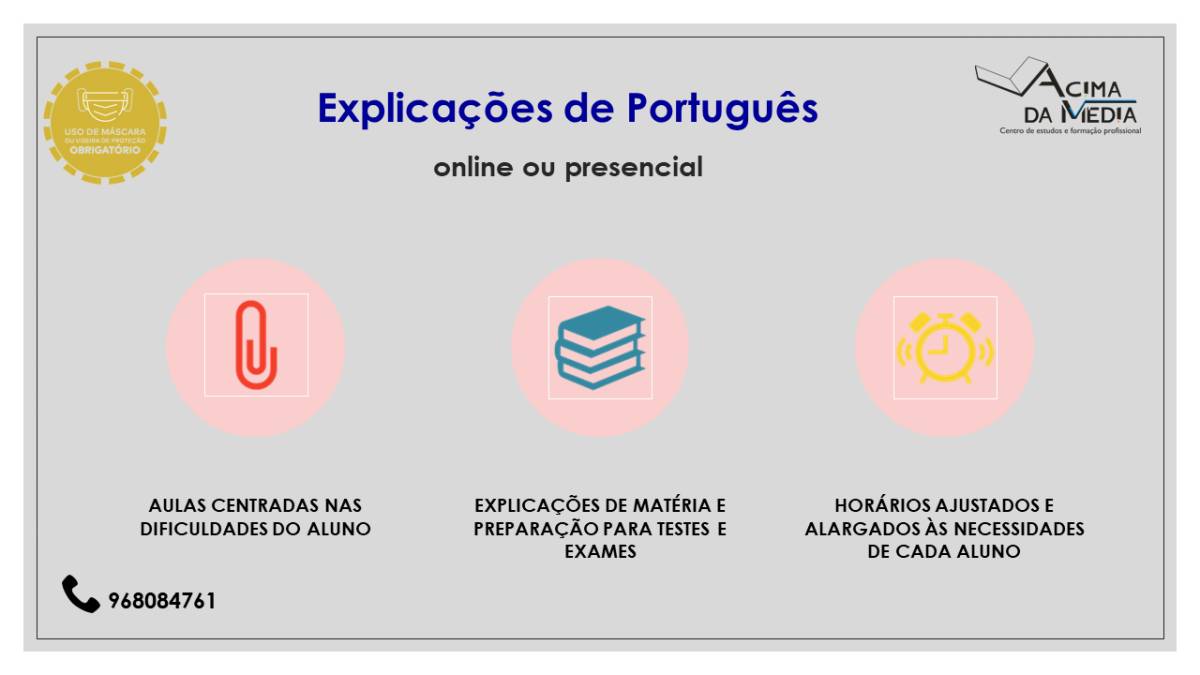Centro de estudos Acima da Média - Barcelos - Traducciones del portugués
