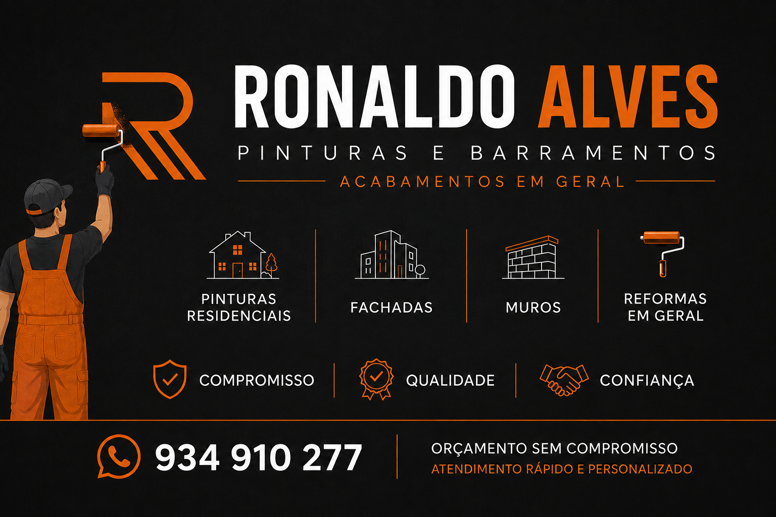 Ronaldo barramento e pintura - Sesimbra - Pintura de interiores