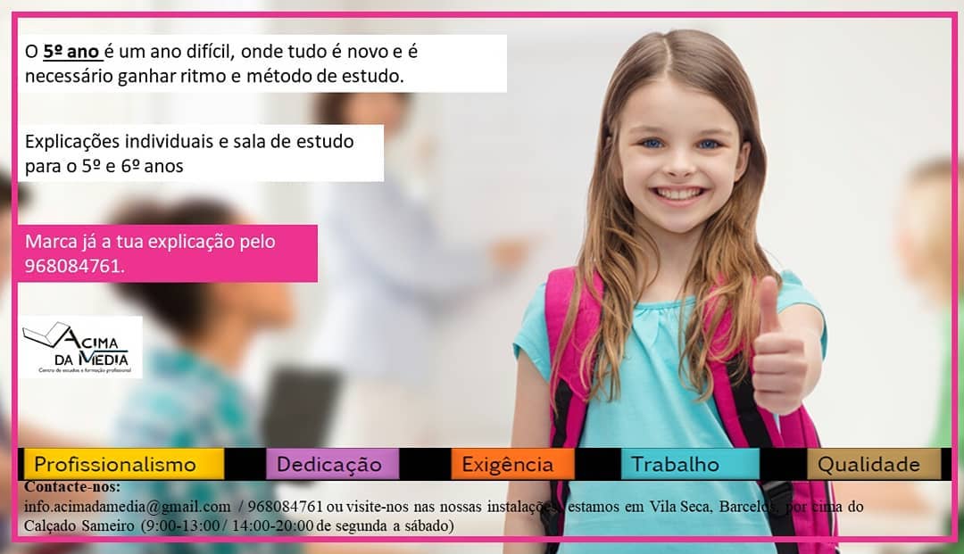 Centro de estudos Acima da Média - Barcelos - Lecciones de castellano