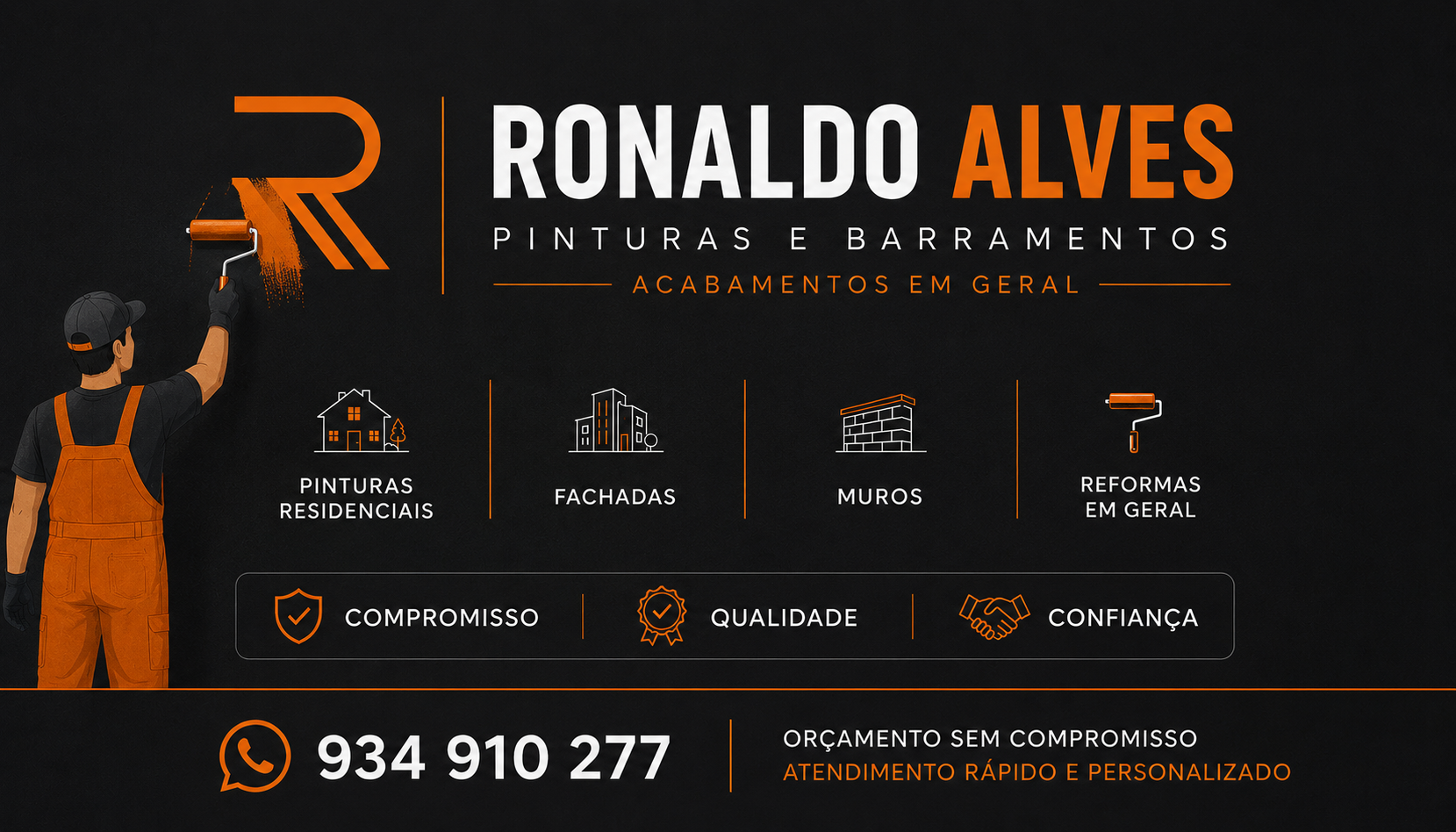 Ronaldo barramento e pintura - Sesimbra - Pintura
