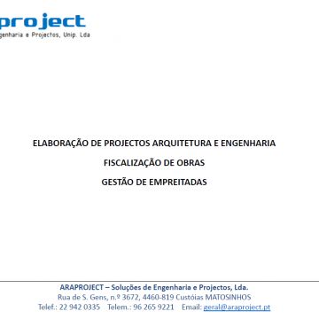 Araproject-Soluções de Engenharia e Projectos, Lda - Maia - Arquiteto