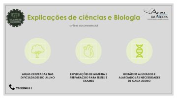 Centro de estudos Acima da Média - Barcelos - Tutorías de estadística