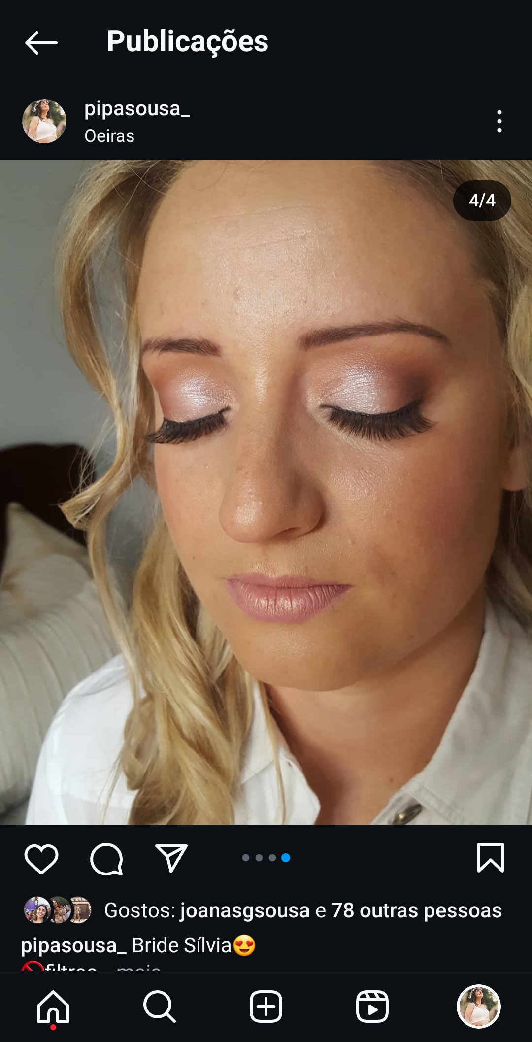 FILIPA SOUSA - Lisboa - Maquilhagem para Casamento